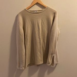 COPY - Tan plus size sweater.